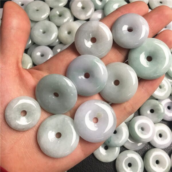 nice jadeite donut bead high quality natural jade ring shape bead